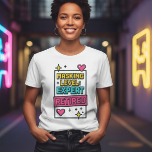 Camiseta Presente de Orgulho Neurodivergente para Adultos, 