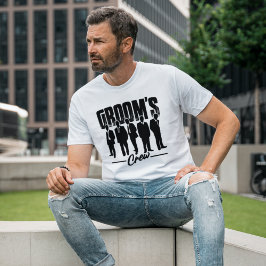 Camiseta Presente de Padrinhos de casamento de Tripulação d
