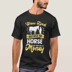 Camiseta Presente de Pai do Engraçado Horse Show