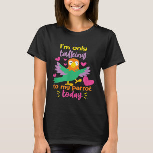 Camiseta Presente de Papagaio para Garotas e Mulheres
