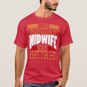Camiseta Presente de Parteira Aposentada