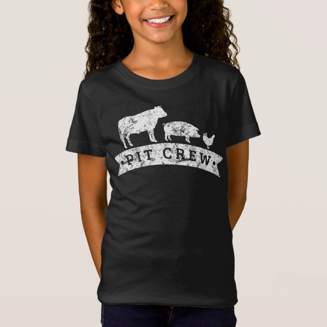 Camiseta Presente de passadores de frango de vaca engraçada (Frente)
