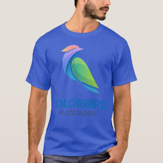 Camiseta Presente de pássaro a cores