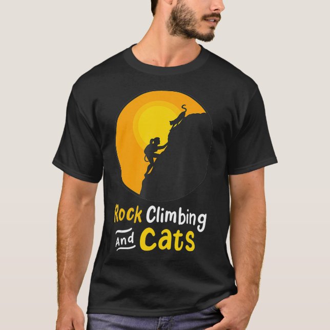 Camiseta Presente de Pedra Escalada de Gato (Frente)