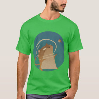 Camiseta Presente de peixe gato