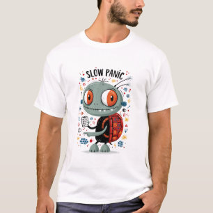 Camiseta Presente de Personagem de Tartaruga Alienígena Div