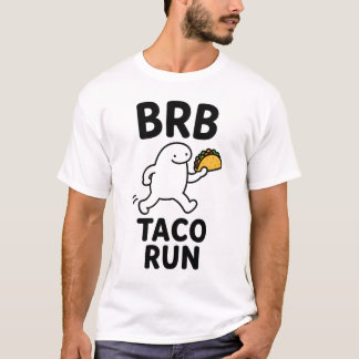 Camiseta Presente de Personagem Engraçado e Fofo de Taco BR