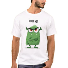 Presente de Personagem Monstro Verde Engraçado e M
