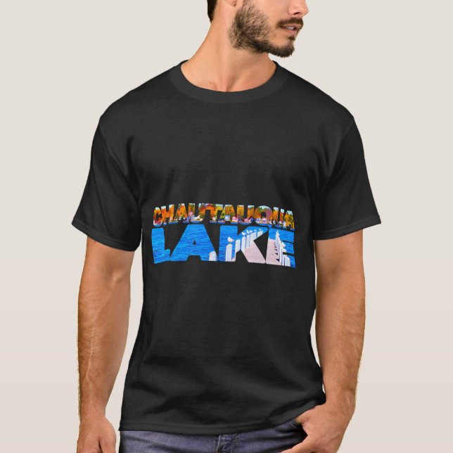 Camiseta Presente de Pesca - Cana de Pesca e Bandeira Ameri (Frente)