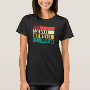 Camiseta Presente de pesca com isca artificial para homens