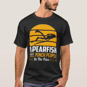 Camiseta Presente De Pesca De Arrasto Mergulhador Águas Mer