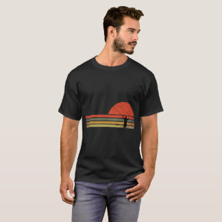 Camiseta presente de pesca de moscas retrô-vintage para ama