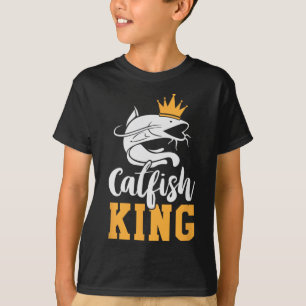 Camiseta Presente de pesca de peixe-gato-do-rei-Design Funn