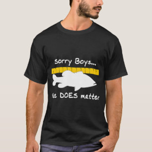 Camiseta Presente de Pesca de Robalo de Boca Larga para Gar