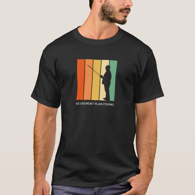 Camiseta Presente de pesca do plano de reforma (Frente)