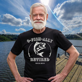 Camiseta Presente De Pesca Engraçada Com O-Peixe-Aliança Fu