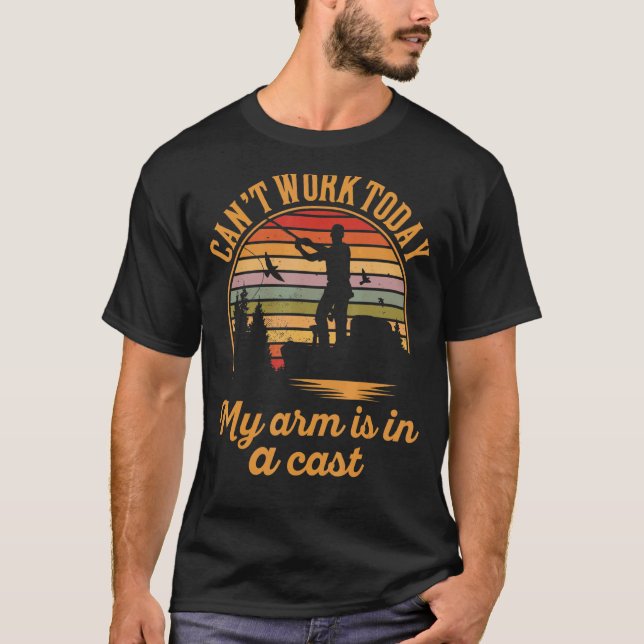 Camiseta Presente de Pesca Homens Mulheres Vara Isca Fische (Frente)