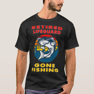 Camiseta Presente de pescadores aposentado, salva-vidas