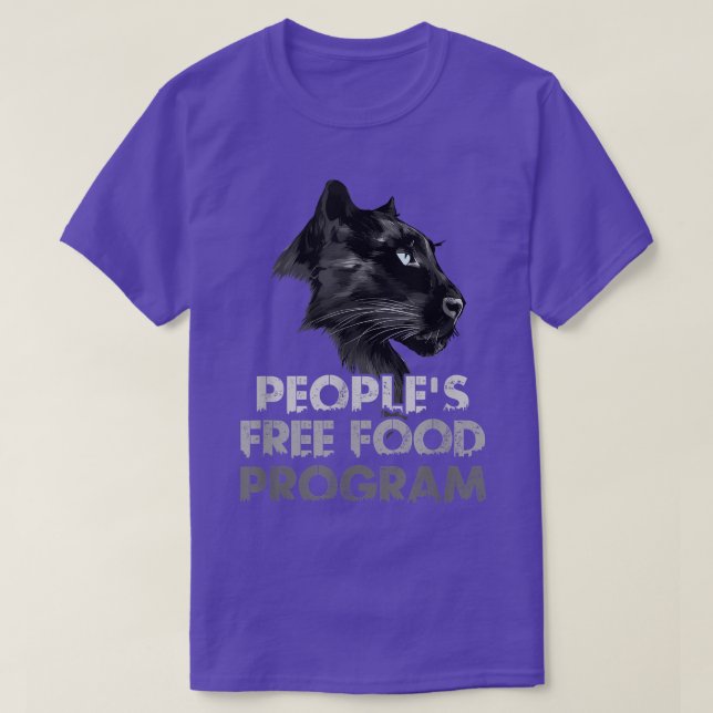 Camiseta Presente de pessoas Gratuita do Programa de Comida (Frente do Design)
