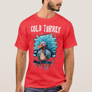 Camiseta Presente de Piada Engraçada de Peru Frio Presente