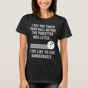 Camiseta Presente De Piada Engraçado Para Boliches Para Hom