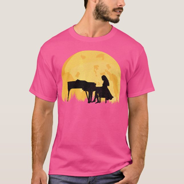 Camiseta Presente De Piano Para Menino (Frente)