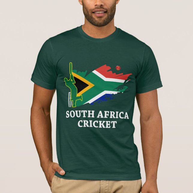Camiseta Presente de Pincel de Pincel de Cricket na África  (Frente)