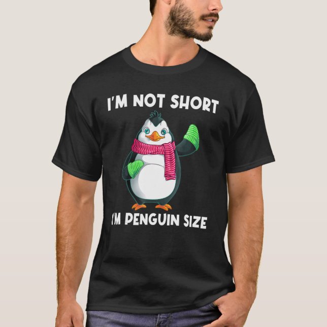 Camiseta Presente De Pinguim Para Homens Pássaros Aquáticos (Frente)