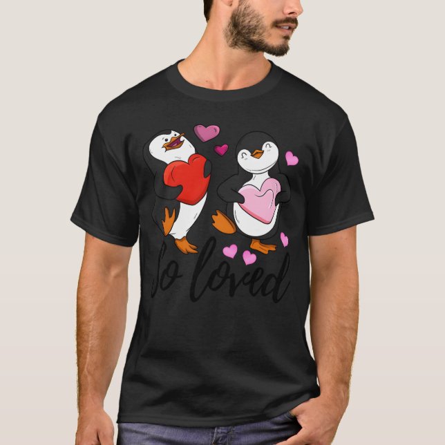 Camiseta Presente de Pinguim Tão Amado (Frente)