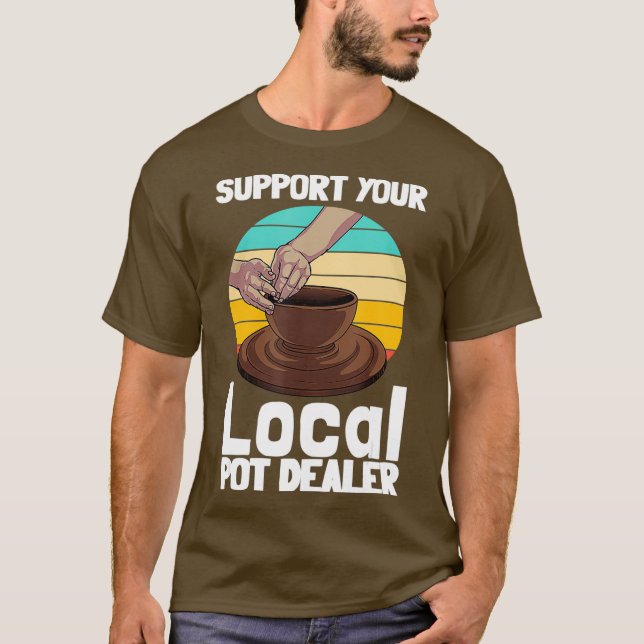 Camiseta Presente De Potência Engraçado Para Potes Dealer M (Frente)