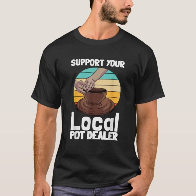 Camiseta Presente De Potência Engraçado Para Potes Dealer M (Frente)