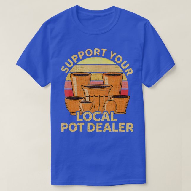 Camiseta Presente De Potência Engraçado Para Potes Dealer M (Frente do Design)