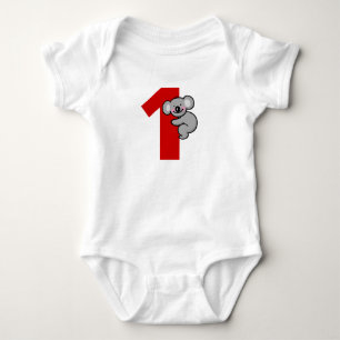 Camiseta presente de primeiro aniversario (ursinho coala fo