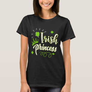 Camiseta Presente de Princesa Irlandesa para o Dia de São P