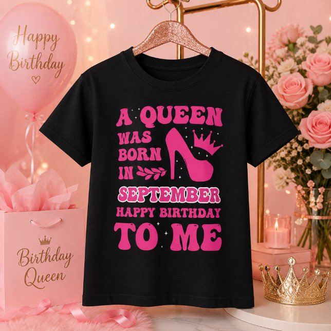 Camiseta Presente de Princesa Rainha Rosa para Menina que F (Criador carregado)