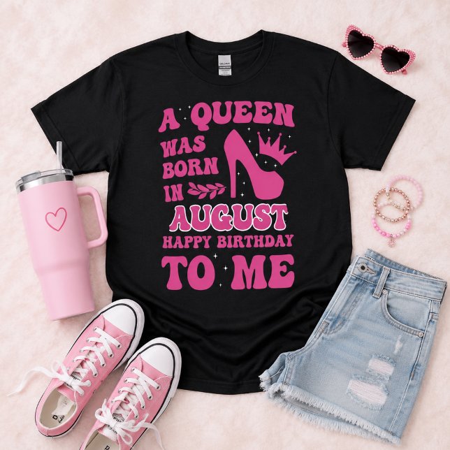 Camiseta Presente de Princesa Rainha Rosa para Menina que F (Criador carregado)