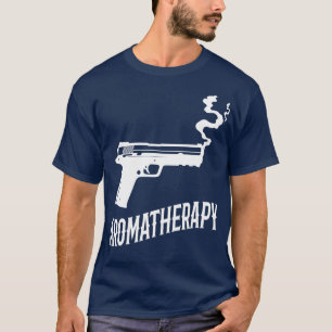 Camiseta Presente de proprietário de Arma Engraçado com Aro
