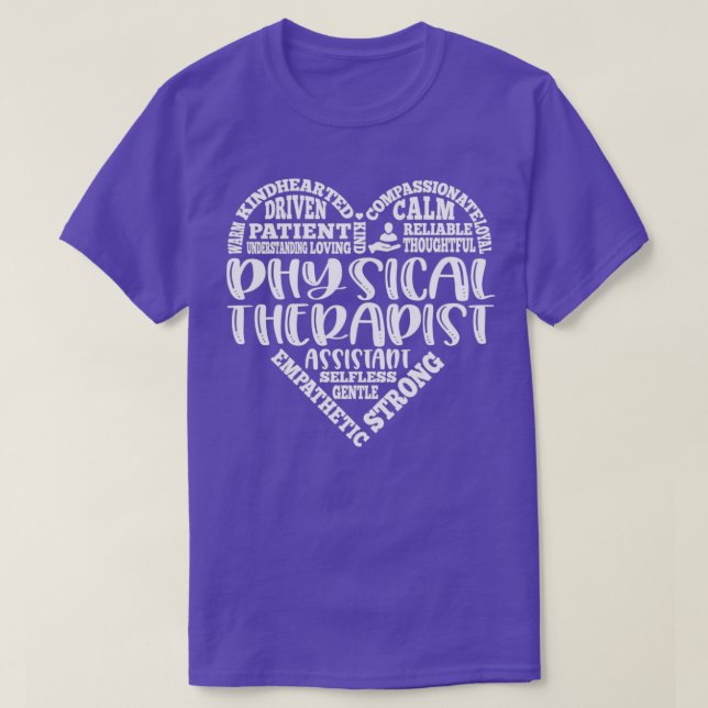 Camiseta Presente de PTA Assistente Terapêutico Físico (Frente do Design)