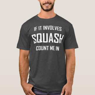 Camiseta Presente de quadra de squash esportivo vintage