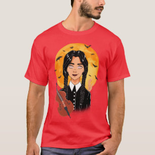 Camiseta Presente de quarta-feira Halloween