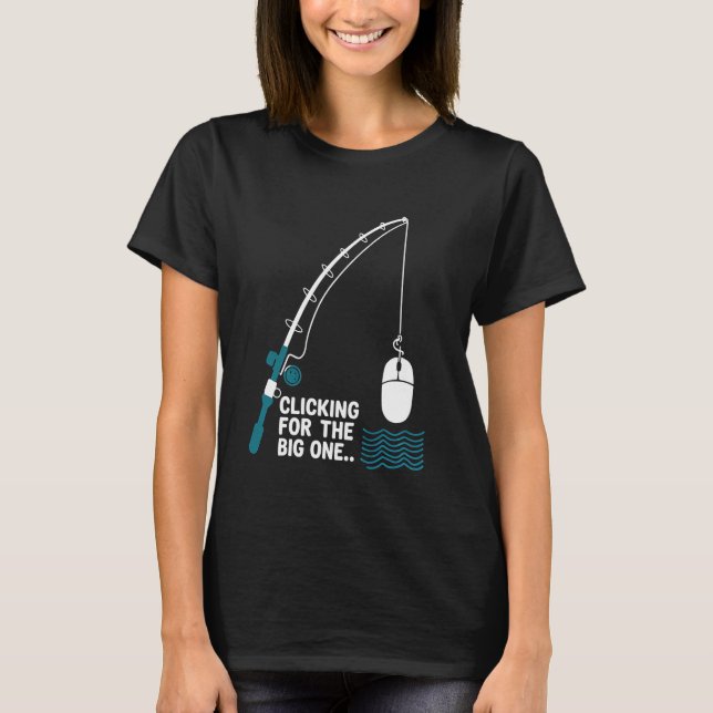 Camiseta Presente de Rato de Vara de Pesca Presente Diverti (Frente)