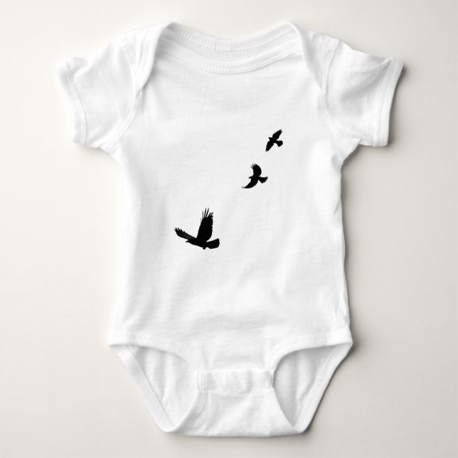 Camiseta Presente de Raven & Common Grackles Birdlovers (Frente)