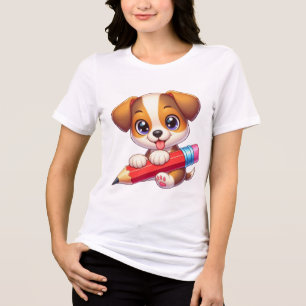 Camiseta Presente de reconhecimento de professores de lápis