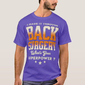 Camiseta presente de recuperação de cirurgia back-back 2