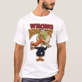 Camiseta Presente de Remendo Embroiderado de Pássaro Engraç