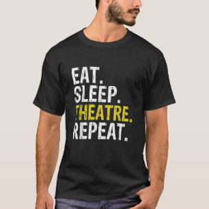 Camiseta Presente de Repetição do Ator do Teatro de Repou