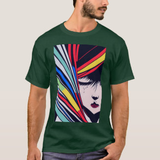 Camiseta Presente de retrato de anime