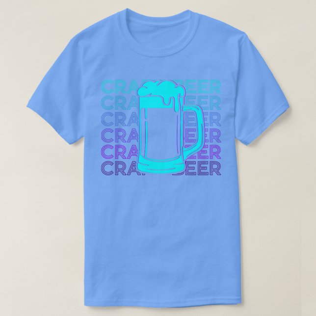 Camiseta Presente de Retro da Cerveja do artesanato (Frente do Design)