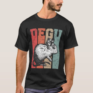 Camiseta Presente De Retrô De Degu Vintage