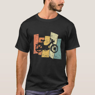 Camiseta Presente De Rider Moped De Motocicleta Com Vintage